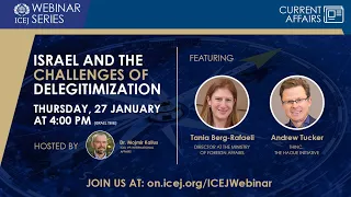 Israel and the Challenges of Delegitimization | WEBINAR SERIES