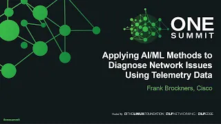 Applying AI/ML Methods to Diagnose Network Issues Using Telemetry Data - Frank Brockners, Cisco