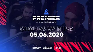 MIBR vs Cloud9 - Overpass Inferno Dust2 BLAST Premier Spring Showdown NA Semi Final | BLAST Premier