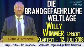 Willy Wimmer - Die brandgefährliche Weltlage - Klartext vom 12. Juli 2018