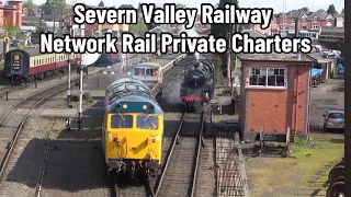 Severn Valley Railway | Private Charters inc. Class 50. 50035 & 75069 | QUAD Class 43’s on 777 drag!