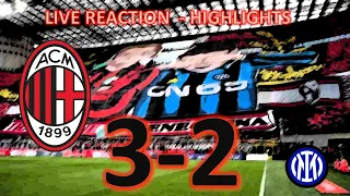 5^ Serie A 22-23: Milan - Inter - LIVE REACTION - HIGHLIGHTS! #leão  e si rigira #GIROUD!!!!!