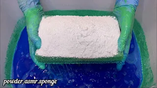 Emerald Watery Paste 💙💚Squeezing sponges asmr