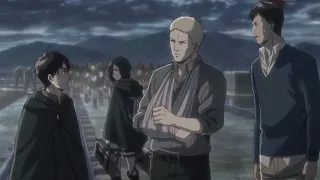 Reiner tells Eren that he is the Armored Titan | Attack On Titan Season 2 Episode 6