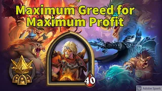 Lord Barov - Maximum Greed = Maximum Profit - Hearthstone Battlegrounds