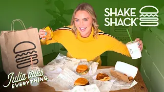 Trying ALL Of The Menu Items At Shake Shack