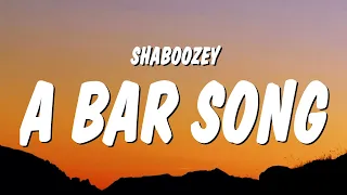 Shaboozey - A Bar Song (Tipsy) (Lyrics) "someone pour me up a double shot of whiskey"