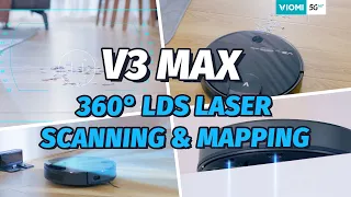 Viomi Robot Vacuum-mop V3 Max - I See Everything with 360° Lidar Mapping & Navigation Tech