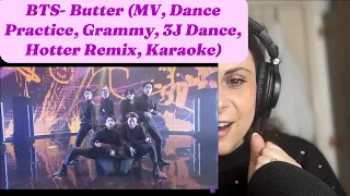 BTS - Butter MV, Dance Practice, 3J Dance and behind the scene,and Karaoke (surprise in description)