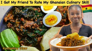 Nigerian Cooks Popular Ghanaian Dish For The First Time, @SweetAdjeley 's Secret Recipe Saved Me 🙈