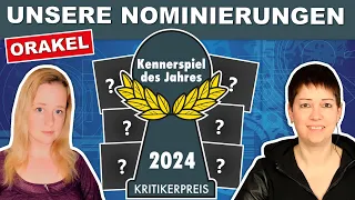 Kennerspiel des Jahres 2024 - Was wird nominiert? Unsere Orakel Vorschläge und Tipps