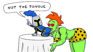 🔥NOT THE TONGUE!🔥 (My Girlfriend Is an Orc Warlord Comic Dub)