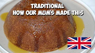 How To Make Traditional BRITISH Golden Syrup Sponge Pudding