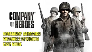 [Company of Heroes Speedrun] Normandy Campaign Mission 2 - Vierville