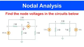 ☑️12 - Nodal Analysis involving Current Sources