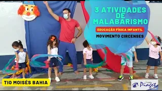 3 atividades para trabalhar malabarismo na educação infantil.