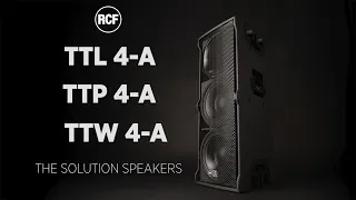 RCF TT 4-A - ACTIVE TWO-WAY ARRAY SPEAKER