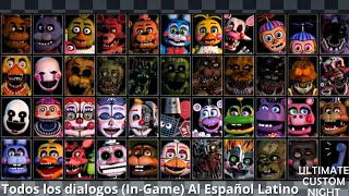 FNAF Ultimate Custom Night (Todos Los Diálogos In Game) (Fandub Español Latino)