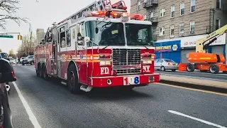 FDNY - Ladder 108 "Pride of Williamsburg" Responding