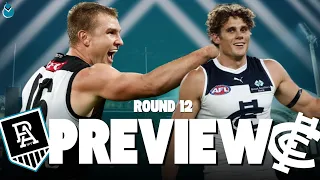 PORT ADELAIDE VS CARLTON | AFL PREVIEW: ROUND 12, 2O24