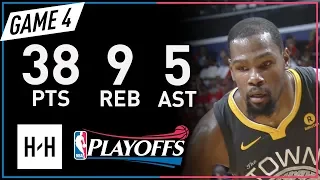 Kevin Durant EPIC Full Game 4 Highlights vs Pelicans 2018 NBA Playoffs - 38 Pts, 9 Reb, 5 Ast!