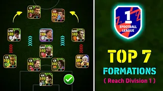 Top 7 Best Formations To Reach Division 1 In eFootball 2024 Mobile