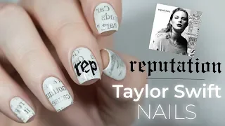 reputation Taylor Swift Nails | NailsByErin