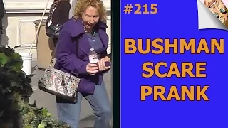 AWESOME BUSHMAN Scare Prank!! #215 | Ryan Lewis Pranks