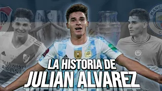 La HISTORIA de JULIAN ALVAREZ | de JUGAR en REAL MADRID, BOCA y RIVER a JUGAR el MUNDIAL QATAR 2022