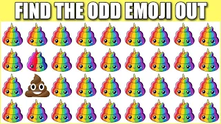 HOW GOOD ARE YOUR EYES  l Find The Odd Emoji Out l Emoji Puzzle Quiz