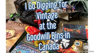 I Score Vintage Toys and Nintendo Games At the Goodwill Bins Canada and some Garage Sales