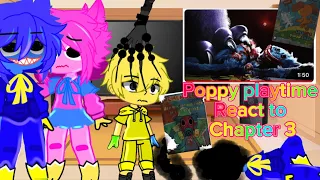 💢Poppy playtime 🔥react to🔥 chapter 3 teaser💢trailer💦 gacha reaction💦 part 1 special ✨