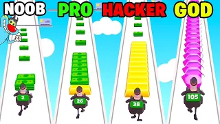 NOOB vs PRO vs HACKER | In Atm Rush | With Oggy And Jack | Rock Indian Gamer |