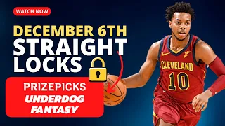 NBA Player Props Bets Today Tuesday 12/6 Underdog & PrizePicks | Best NBA Bets & Picks