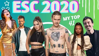 Eurovision 2020 | My Top 41 [3 YEARS LATER]