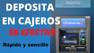 Como hacer un depósito en cajero Banamex