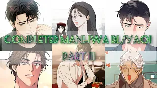 "Completed Manhwa BL/Yaoi Part III"