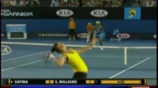 Australian Open 2009- Women's Final 6-9- Serena Williams VS Dinara Safina