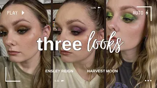 3 LOOKS: ENSLEY REIGN COSMETICS HARVEST MOON (collab with Annette's Makeup Corner!)