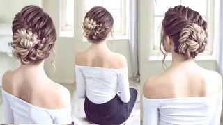 Beautiful Fishtail Updo! by SweetHearts Hair