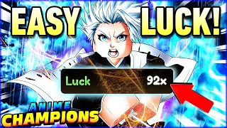 Get EASY HIGH LUCK + COSMIC Units In Anime Champions!