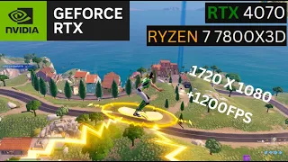 RTX 4070 + Ryzen 7 7800X3D Fortnite Chapter 5 Season 1 | Solos | performance mode | Low Meshes