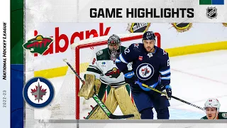 Wild @ Jets 3/8 | NHL Highlights 2023