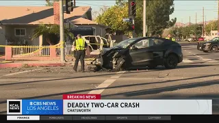 Head-on crash kills SUV driver in Chatsworth traffic