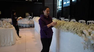 Working with baby's breath