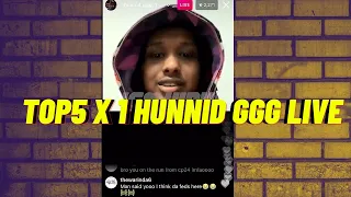 Top5 & 1Hunnid GGG Go Live Talking New Music | We Love Hip Hop Live