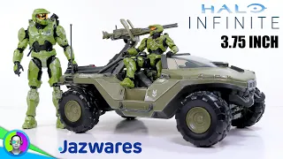 "WARTHOG with MASTER CHIEF" 3.75 inch Wicked Cool Jazwares Halo Infinite Vehicle Set Review