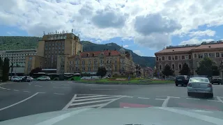 Driving in Brasov, Romania