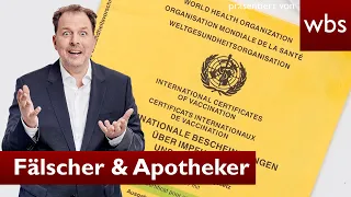 Impfpassfälscher: Scheitert Strafe an Apotheker-Schweigepflicht? | Anwalt Christian Solmecke