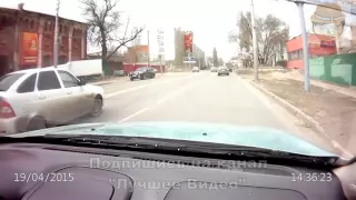 Колесо прибежало   ДТП car crash лучшее видео